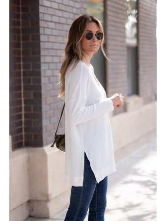 トップス sheller sleeve less ribbon slit knit 8aaa46f3cddcc226eb482a2daac5bf